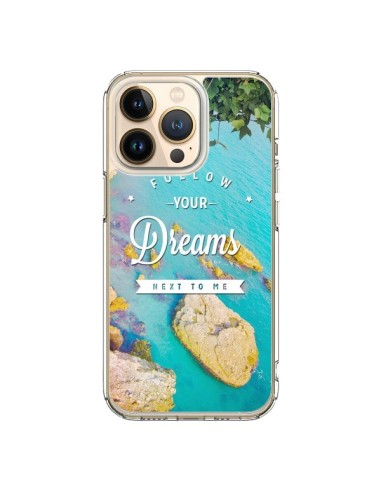 Coque iPhone 13 Pro Follow your dreams Suis tes rêves Islands - Eleaxart