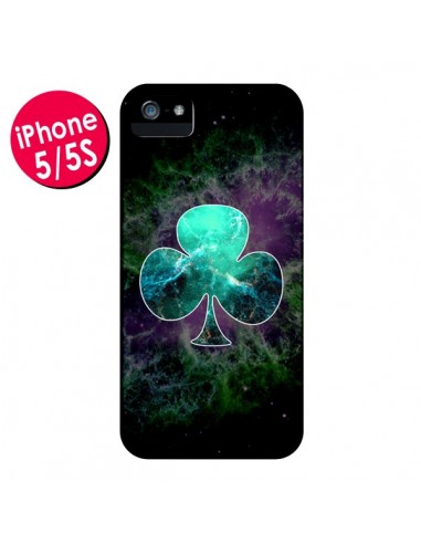 Coque Nebula Club Trèfle Galaxie pour iPhone 5 et 5S - Jonathan Perez