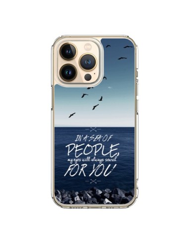 Coque iPhone 13 Pro Sea Mer Plage - Eleaxart