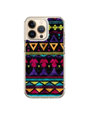 Coque iPhone 13 Pro Triangles Pattern Azteque - Eleaxart