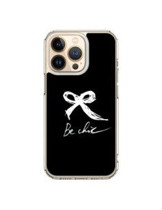 Coque iPhone 13 Pro Be Chic Noeud Papillon Blanc -  Léa...