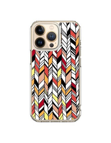 iPhone 13 Pro Case Graphic Aztec Red Orange - Léa Clément