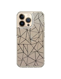 Cover iPhone 13 Pro Linee Griglia Triangles Full Grid...