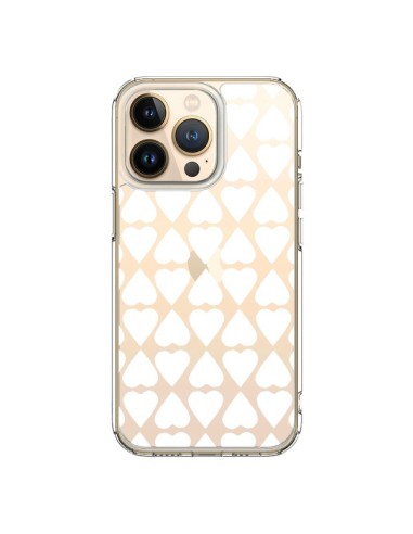iPhone 13 Pro Case Heart White Clear - Project M