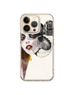 Cover iPhone 13 Pro Ragazza Fiori - Felicia Atanasiu
