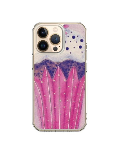 Coque iPhone 13 Pro Cupcake Rose - Irene Sneddon