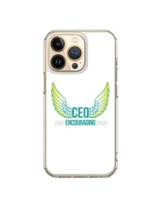 Coque iPhone 13 Pro CEO Chief Encouraging Officer Vert -...