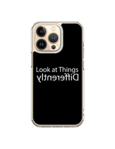 Cover iPhone 13 Pro Look at Different Things Bianco -...
