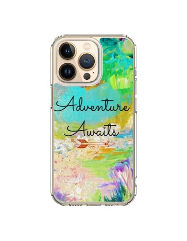 Coque iPhone 13 Pro Adventure Awaits Fleurs - Ebi Emporium