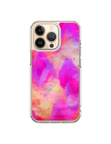 Cover iPhone 13 Pro Cuore Tribale Rosa - Ebi Emporium