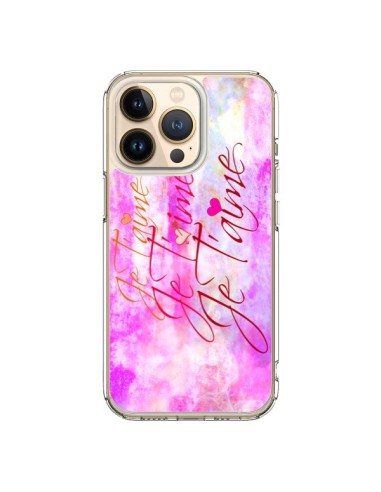 Coque iPhone 13 Pro Je t'aime I Love You - Ebi Emporium