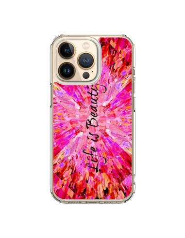 Cover iPhone 13 Pro Life is Beautiful - Ebi Emporium