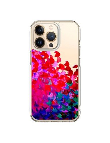 Coque iPhone 13 Pro Creation in Color Pink Rose Transparente - Ebi Emporium