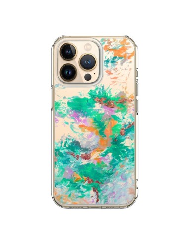 Cover iPhone 13 Pro Sirena Fiori Trasparente - Ebi Emporium