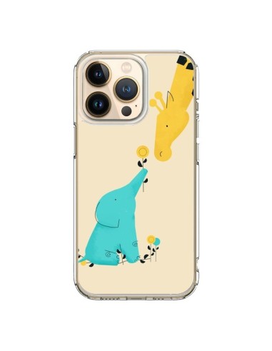 Coque iPhone 13 Pro Elephant Bebe Girafe - Jay Fleck