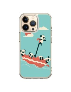 iPhone 13 Pro Case Umbrella floating Panda - Jay Fleck