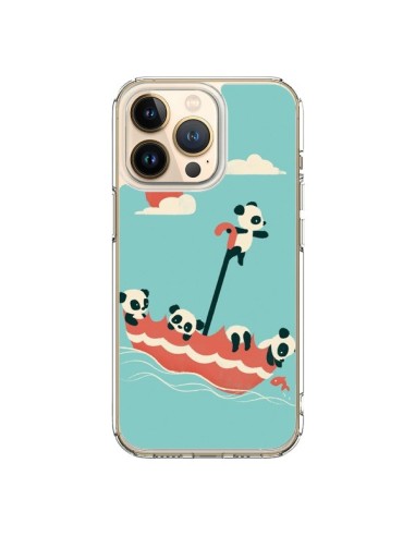 Coque iPhone 13 Pro Parapluie Flottant Panda - Jay Fleck