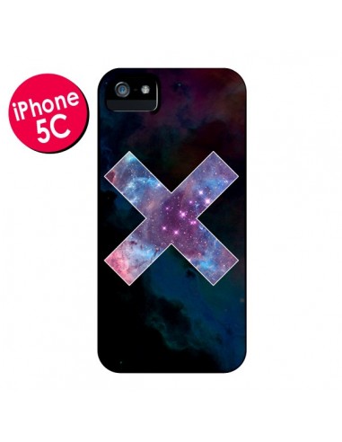 Coque Nebula Cross Croix Galaxie pour iPhone 5C - Jonathan Perez