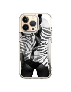Coque iPhone 13 Pro Femme Zebre - Jenny Liz Rome
