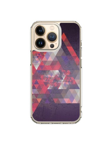 Coque iPhone 13 Pro Azteque Gheo Violet - Javier Martinez