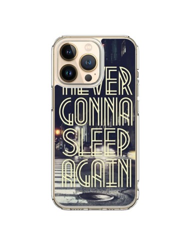 Coque iPhone 13 Pro Never Gonna Sleep New York City - Javier Martinez