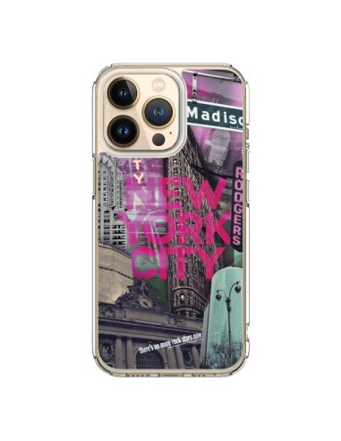 Coque iPhone 13 Pro New York City Rose - Javier Martinez