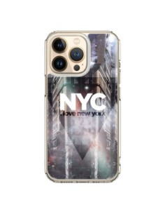 Cover iPhone 13 Pro I Love New York City Viola - Javier...