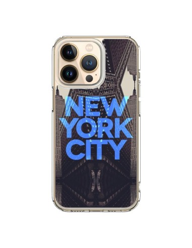 Coque iPhone 13 Pro New York City Bleu - Javier Martinez
