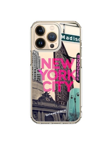 Coque iPhone 13 Pro New Yorck City NYC Transparente - Javier Martinez