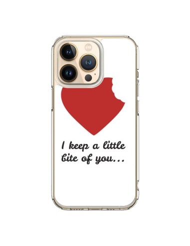 Cover iPhone 13 Pro I Keep a little bite of you Coeur Amore Amour - Julien Martinez