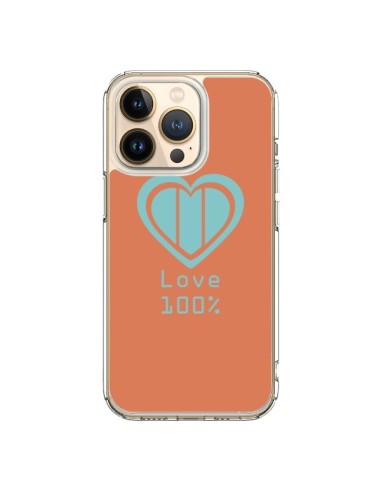 Coque iPhone 13 Pro Love 100% Coeur Amour - Julien Martinez