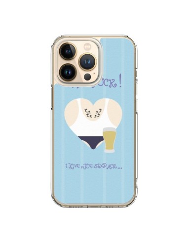 Coque iPhone 13 Pro Homme Man Fuck Love Coeur Amour - Julien Martinez