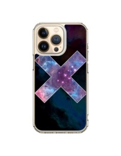 Coque iPhone 13 Pro Nebula Cross Croix Galaxie - Jonathan...