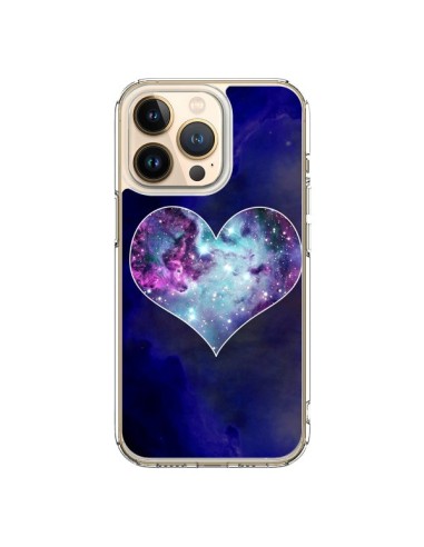 Coque iPhone 13 Pro Nebula Heart Coeur Galaxie - Jonathan Perez