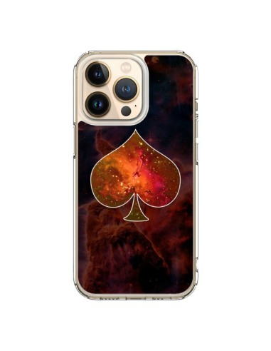 Coque iPhone 13 Pro Nebula Spade Pique Galaxie - Jonathan Perez
