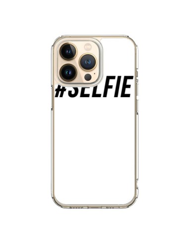 Coque iPhone 13 Pro Hashtag Selfie Noir Vertical - Jonathan Perez