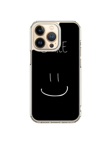 Coque iPhone 13 Pro Smile Souriez Noir - Jonathan Perez