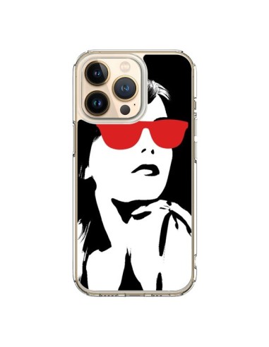 iPhone 13 Pro Case Girl Eyesali Red - Jonathan Perez