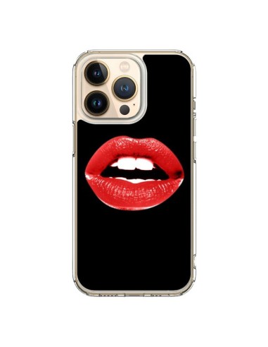 Coque iPhone 13 Pro Lèvres Rouges - Jonathan Perez
