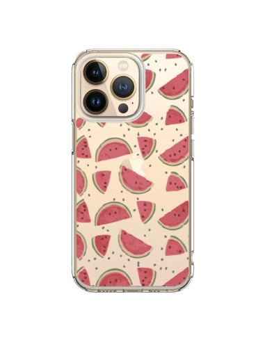 Coque iPhone 13 Pro Pasteques Watermelon Fruit Transparente - Dricia Do