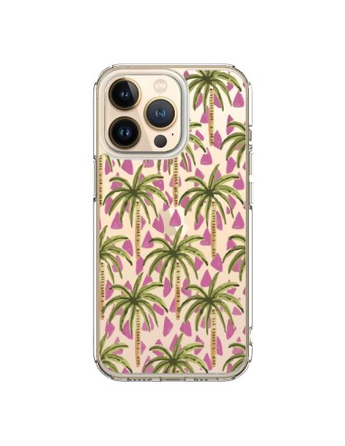 Cover iPhone 13 Pro Palme Trasparente - Dricia Do