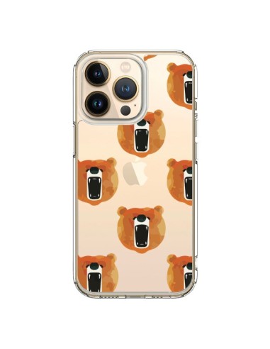 Cover iPhone 13 Pro Orso Trasparente - Dricia Do
