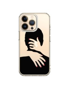 Cover iPhone 13 Pro Calin Hug Amore Carino Trasparente -...