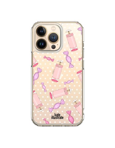 Coque iPhone 13 Pro Candy Bonbons Transparente - kateillustrate