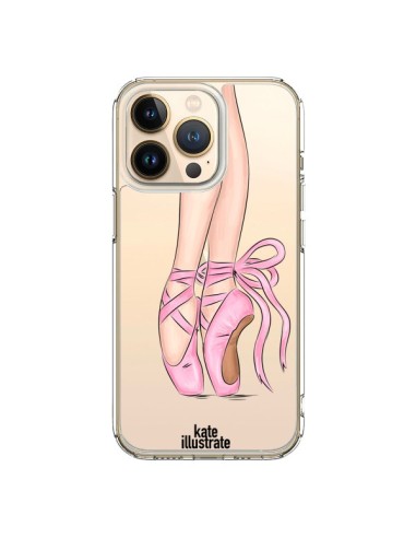 Coque iPhone 13 Pro Ballerina Ballerine Danse Transparente - kateillustrate