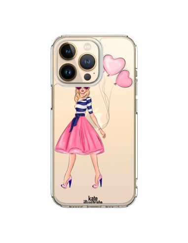 Coque iPhone 13 Pro Legally Blonde Love Transparente - kateillustrate