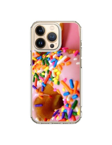 Coque iPhone 13 Pro Donuts Rose Candy Bonbon - Laetitia