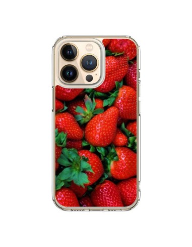 Coque iPhone 13 Pro Fraise Strawberry Fruit - Laetitia