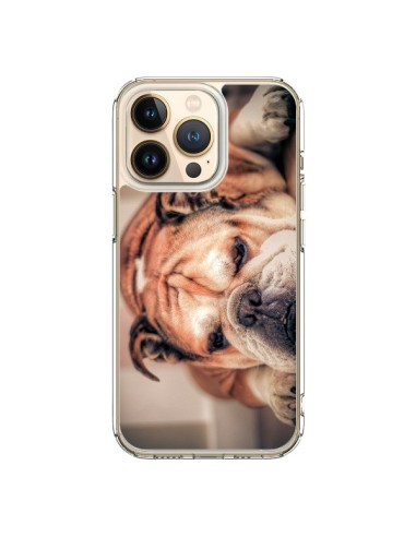 Coque iPhone 13 Pro Chien Bulldog Dog - Laetitia