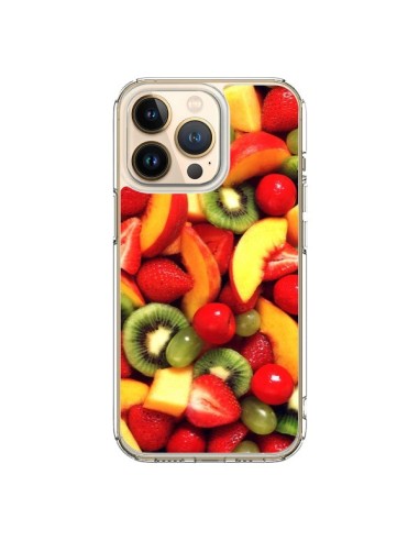 Coque iPhone 13 Pro Fruit Kiwi Fraise - Laetitia